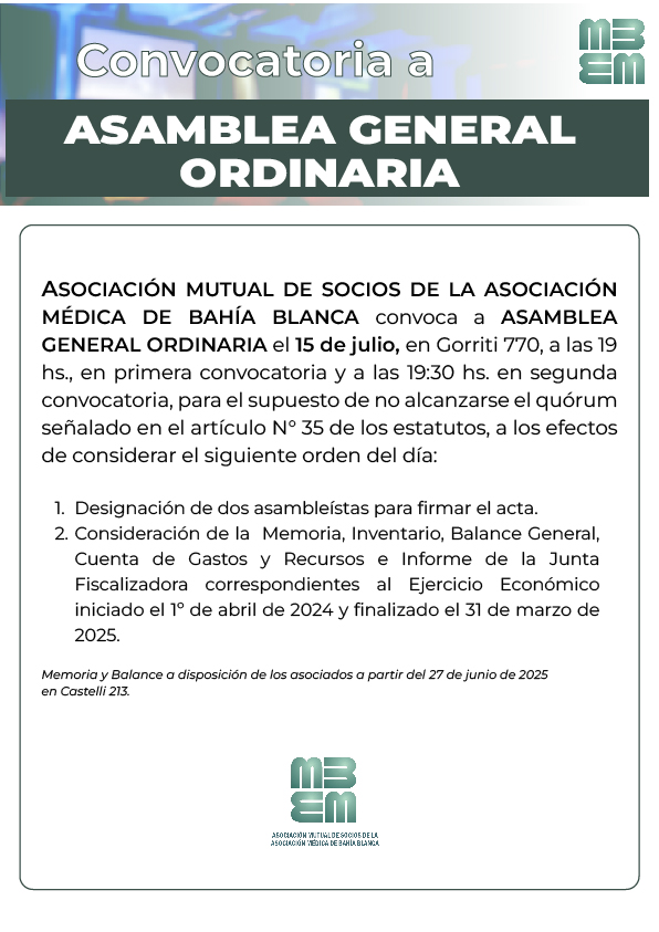 conv asamblea MUTUAL 100
